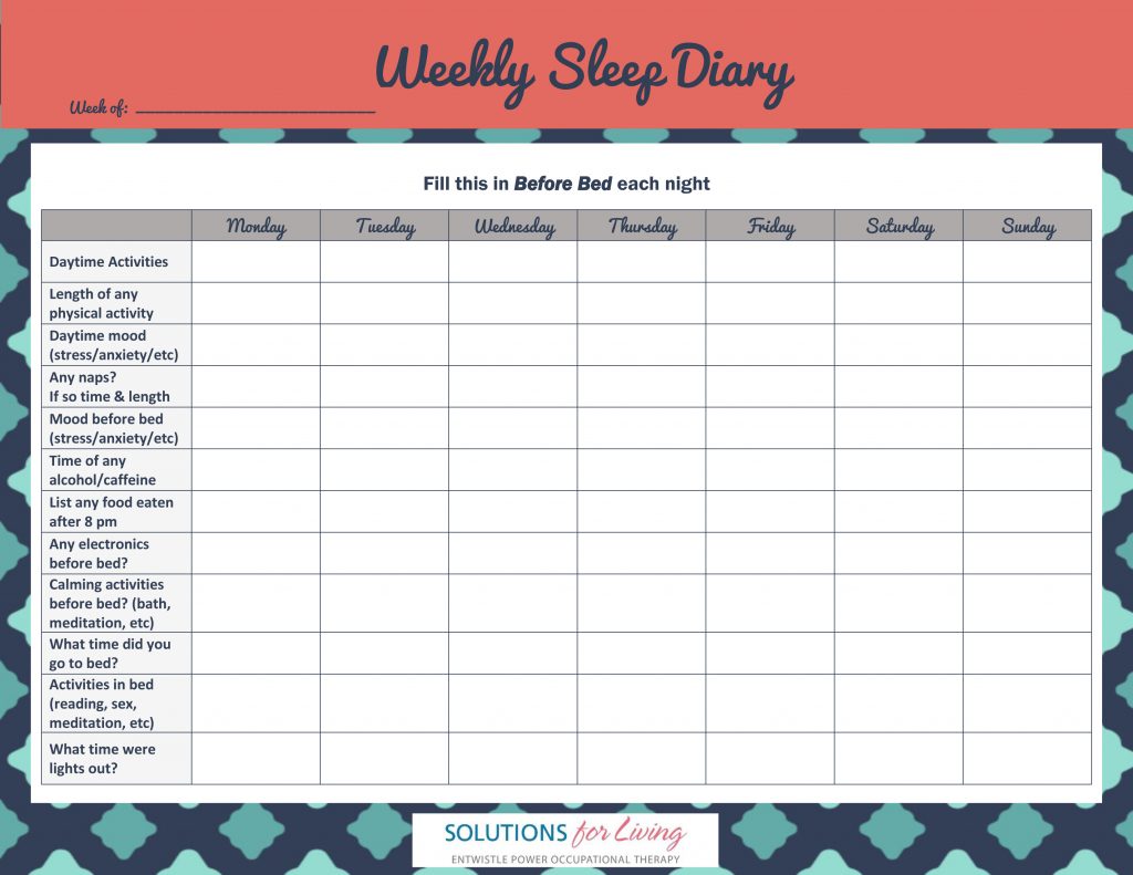 Struggling With Sleep Try This Helpful Tool SOLUTIONS FOR LIVING
